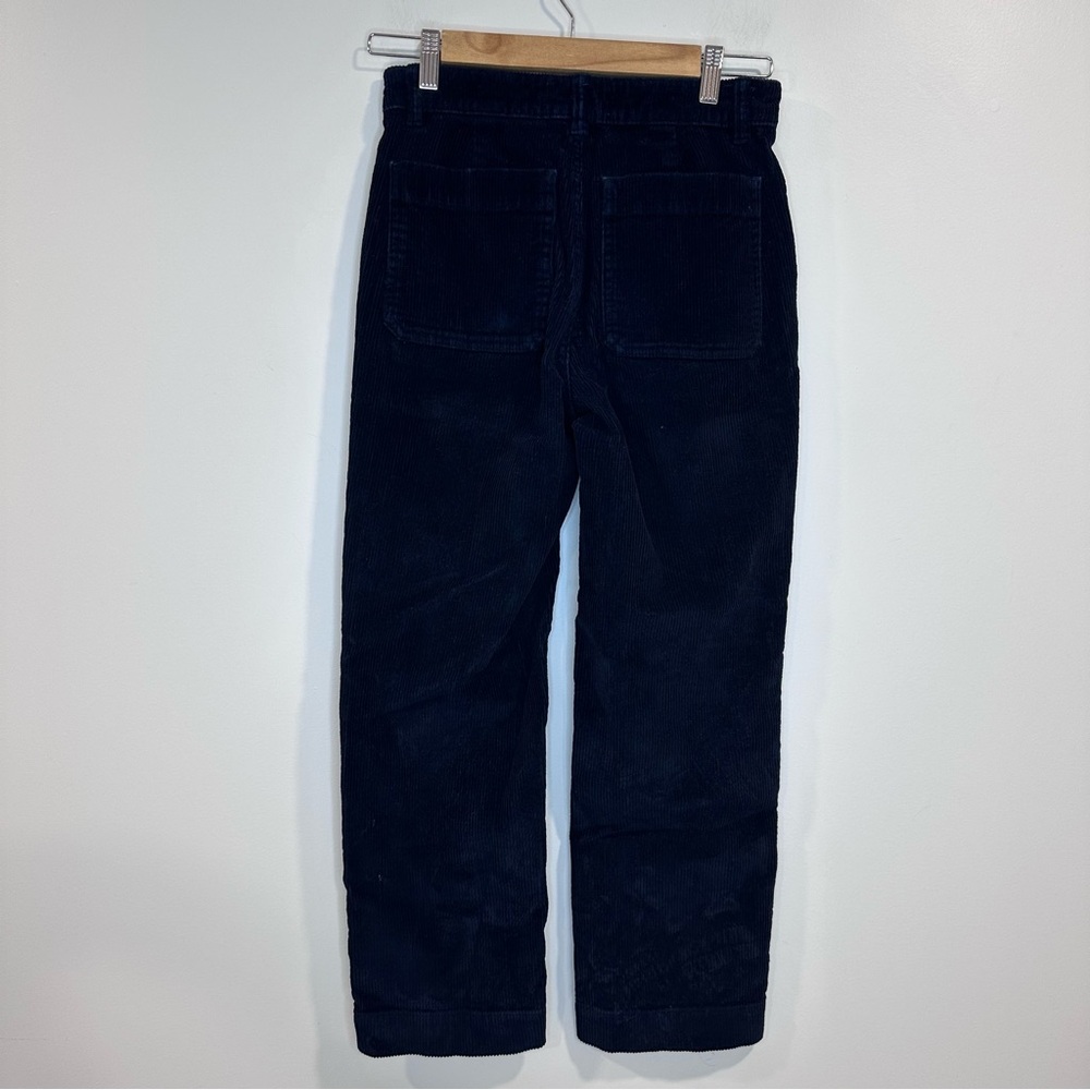 Everlane Women’s Corduroy Straight Leg Navy Blue Four Pockets Pants Size 00 - Picture 2 of 9